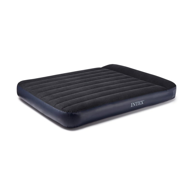 Intex Dura-Beam Standard Series Pillow Rest Classic Airbed with Internal Electric Pump, Queen - Image 1